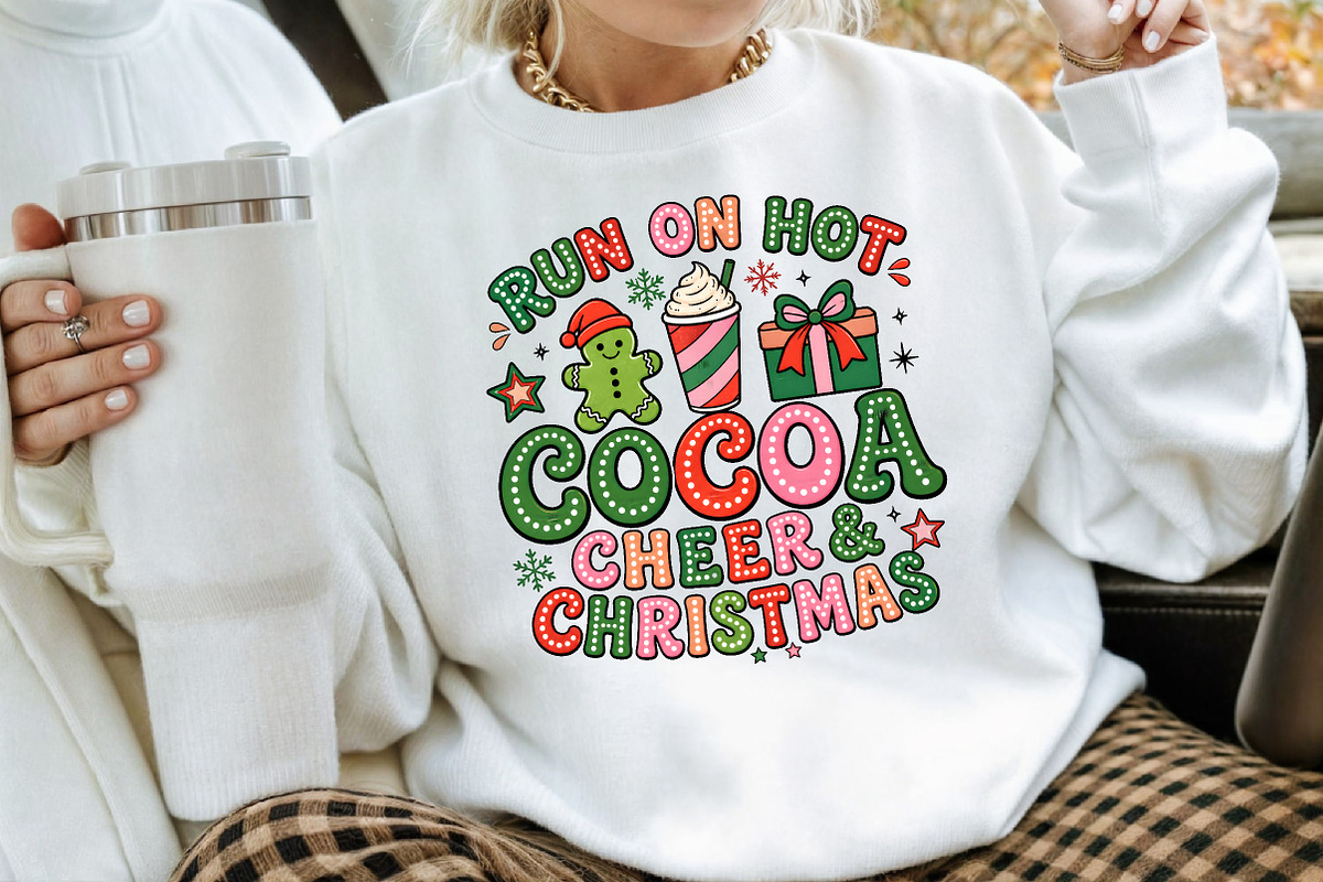 Run On Hot Cocoa Cheer & Christmas, a Seasonal Illustration by Creative Art (Photo 3 of 3)