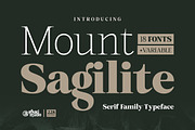 Mount Sagilite – Modern Serif Family, a Serif Font by Afkari Studio (Thumbnail 1 of 12)