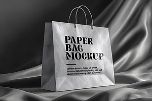 Paper Bag Mockup, an Advertising Mockup by GenesisCreativeCo