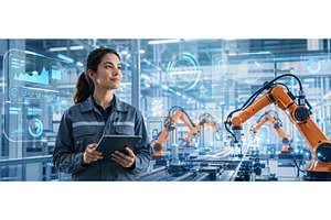 Female industrial engineer, a Technology Photo by ZinetroN