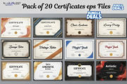 20 Creative editable Certificate, a Branding & Logo Template by Aban's World (Thumbnail 2 of 16)