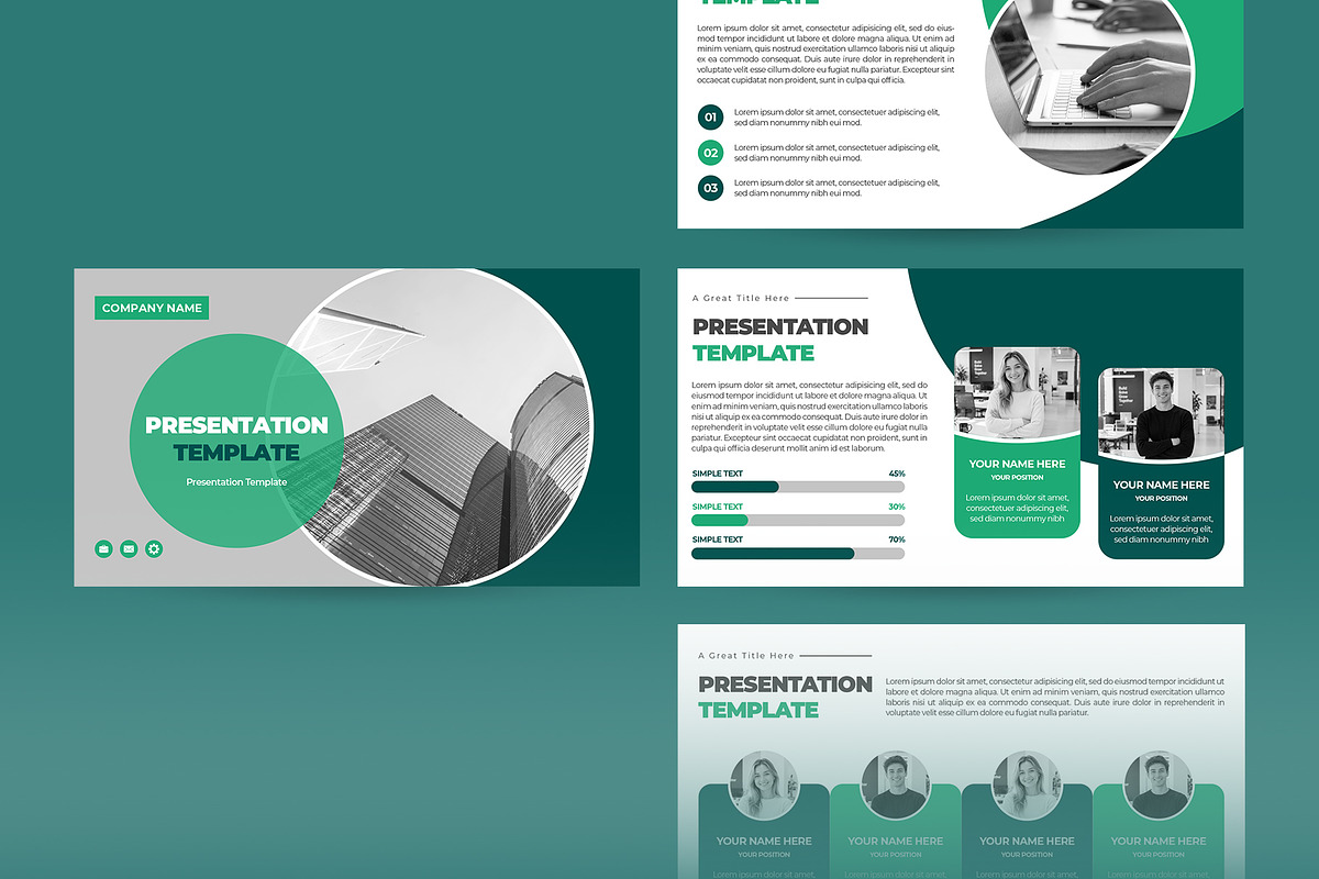 Clean FinTech Pitch Deck, a Presentation Template by CreativeUP (Photo 3 of 6)