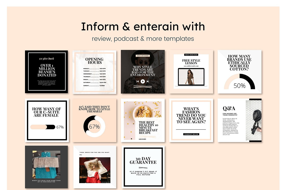 Style Instagram Feed Templates, a Social Media Template by Cultive Creative (Photo 12 of 13)