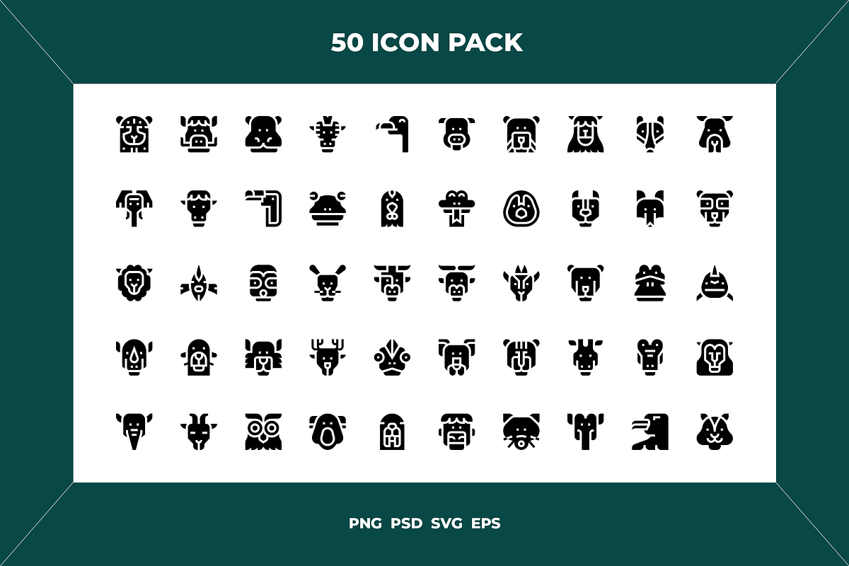 Animals icons, an Outline Icon by Wencory (Photo 1 of 2)