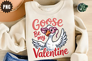 Cute Valentine Goose Design Bundle, an Illustration by RobertsArt (Thumbnail 10 of 10)