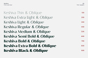 Keshiva, a Sans Serif Font by Zafara Studios (Thumbnail 2 of 12)