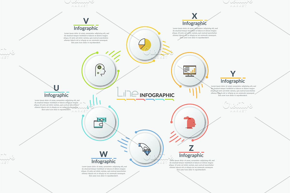 Line-X. Infographic Pack, a Presentation Template by Andrew Kras Design (Photo 13 of 23)