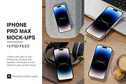 iPhone 14 Pro Max Mockup Bundles, an iPhone Mockup by Graphic Aesthetic (Thumbnail 1 of 26)