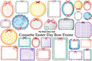 Coquette Easter Day Bow Frame Bundle, an Illustration by Designworld (Thumbnail 1 of 6)