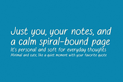Spirinotes – Slim and Soft Font, a Handwritten Font by TypeTasty Font (Thumbnail 4 of 10)