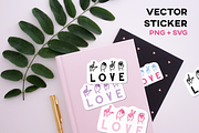 Sticker Bundle Set Sublimation Label, an Object Illustration by InkCloudDesign (Thumbnail 11 of 19)