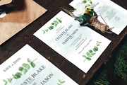 Eucalyptus Greens Wedding Suite, an Invitation Template by HannaSymo (Thumbnail 13 of 14)