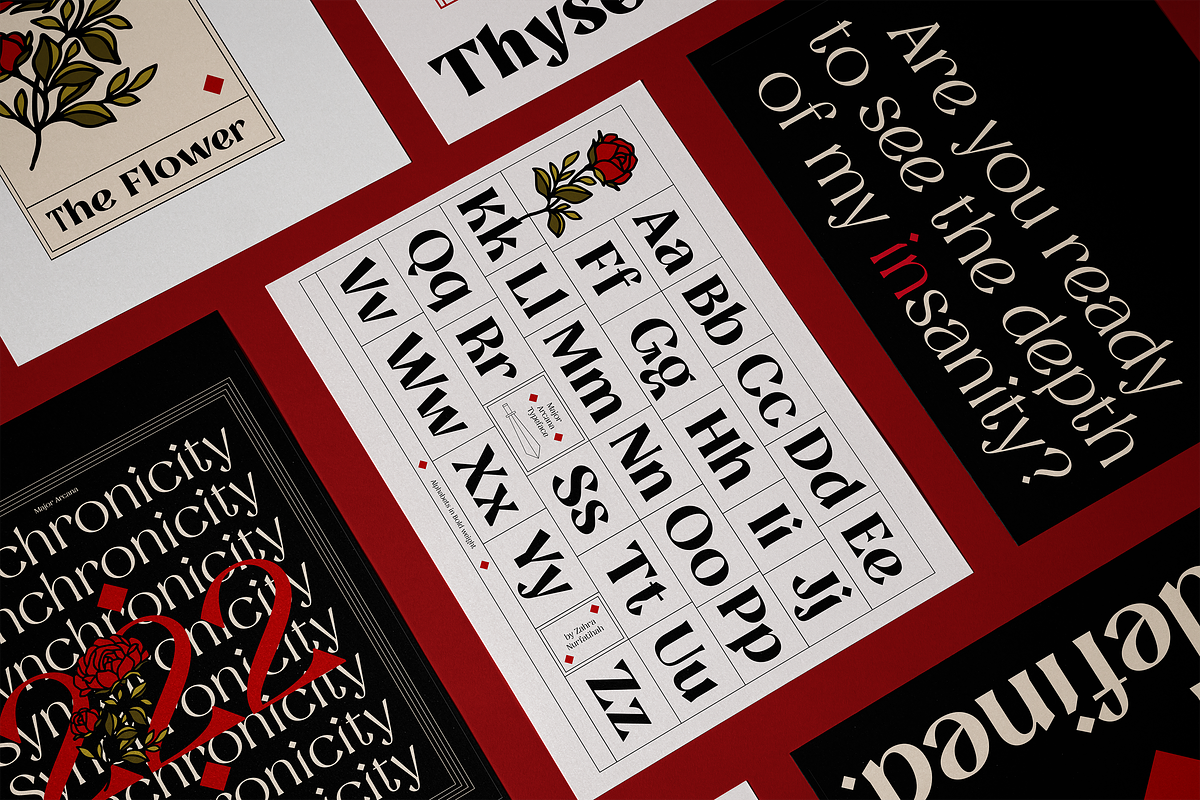 MAJOR ARCANA - Display Variable Type, a Serif Font by Artflorara (Photo 7 of 21)