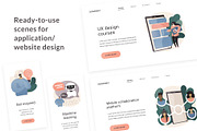 100 IT business vector illustrations, a Templates & Theme by Visual Generation (Thumbnail 3 of 13)