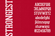 Gluttoner Inktrap | Vintage & Bold, a Serif Font by Lettertype Studio (Thumbnail 6 of 15)