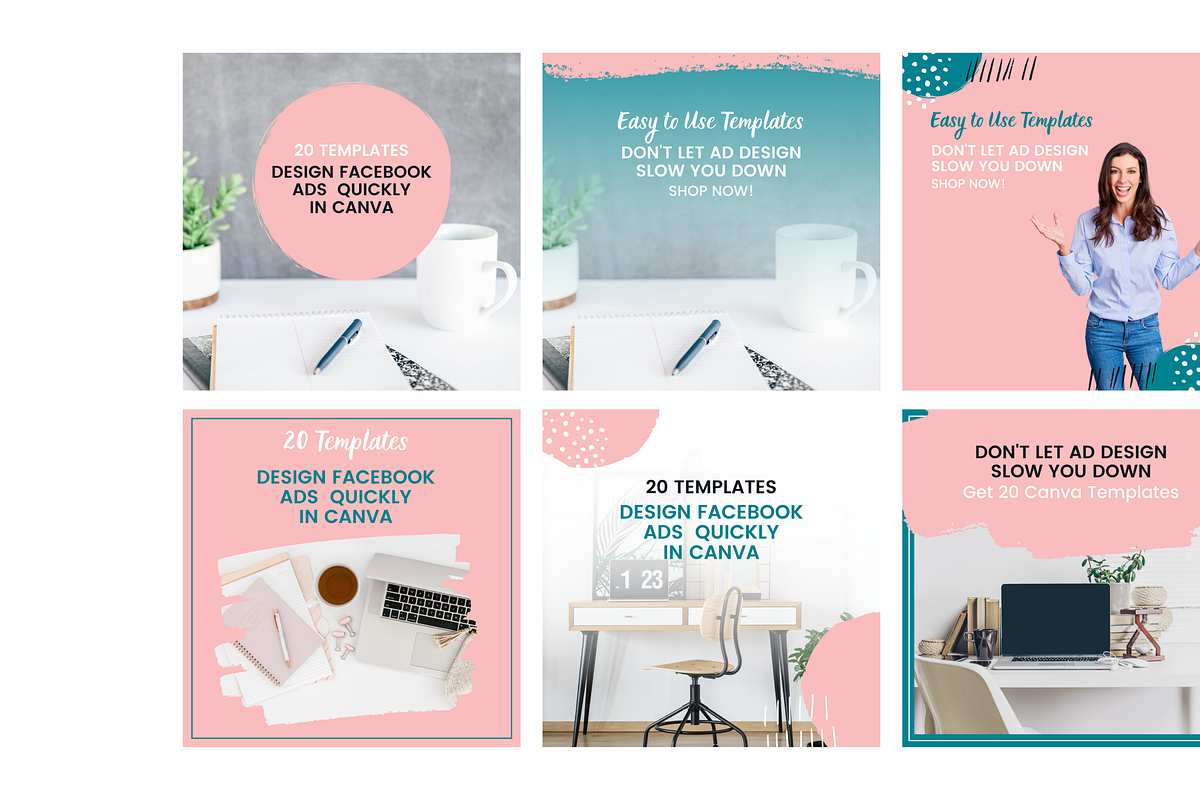 Facebook Ad Templates Canva, a Social Media Template by Gorgeous Graphics (Photo 6 of 6)