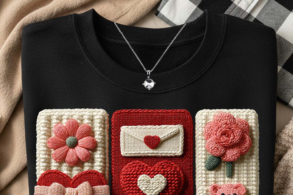 Valentine Crochet PNG Bundle, a Graphic by one-touch (Photo 6 of 24)