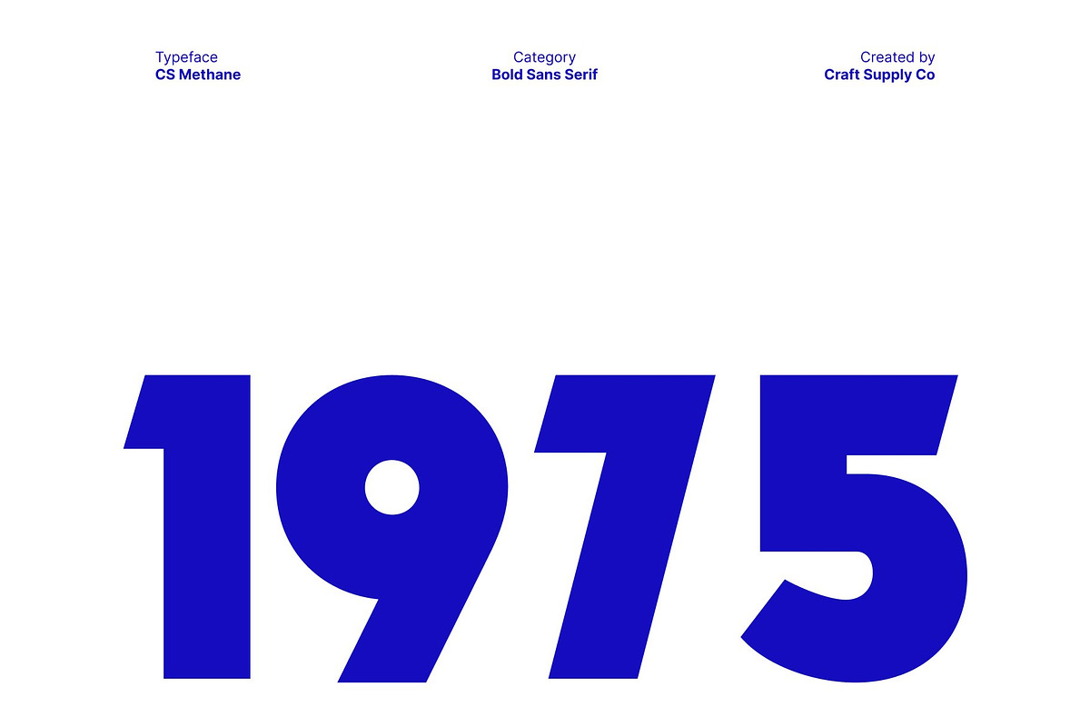 CS Methane – Bold Sans Serif, a Sans Serif Font by Craft Supply Co. (Photo 4 of 8)