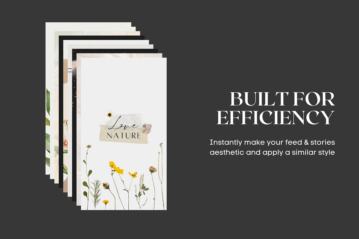 Floral Instagram Quotes Collection, a Social Media Template by Palm Creatives (Photo 3 of 7)