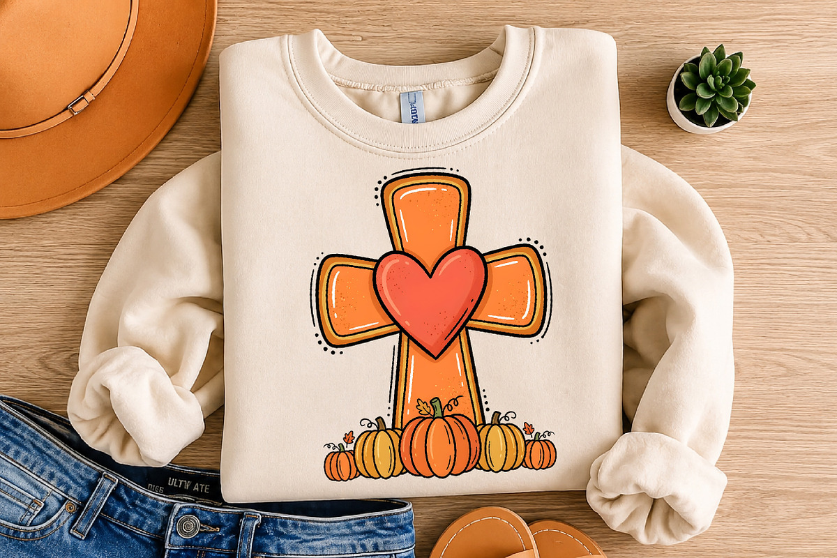 Thanksgiving Pumpkin PNG, Jesus, an Object Illustration by Libby Wishes (Photo 4 of 5)