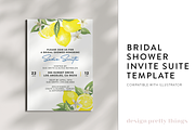 Italian Bridal Shower Suite Template, a Templates & Theme by designprettythings (Thumbnail 1 of 3)