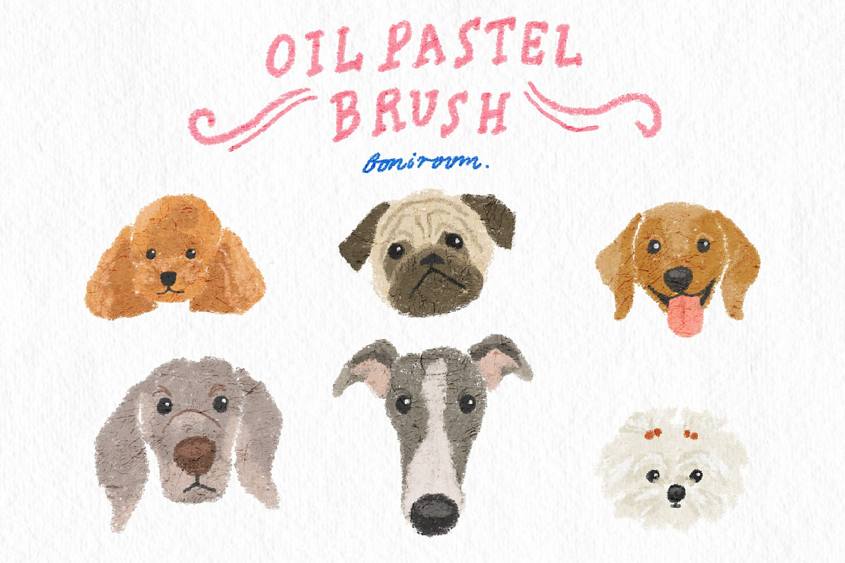 Oilpastel brush pack by. boniroom, a Brush Add-On by boniroom (Photo 7 of 8)