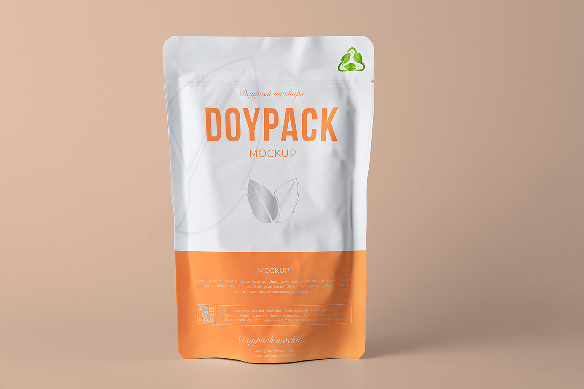 Doypack Packaging Mockup, a Packaging Mockup by Graphicnugget (Photo 2 of 7)