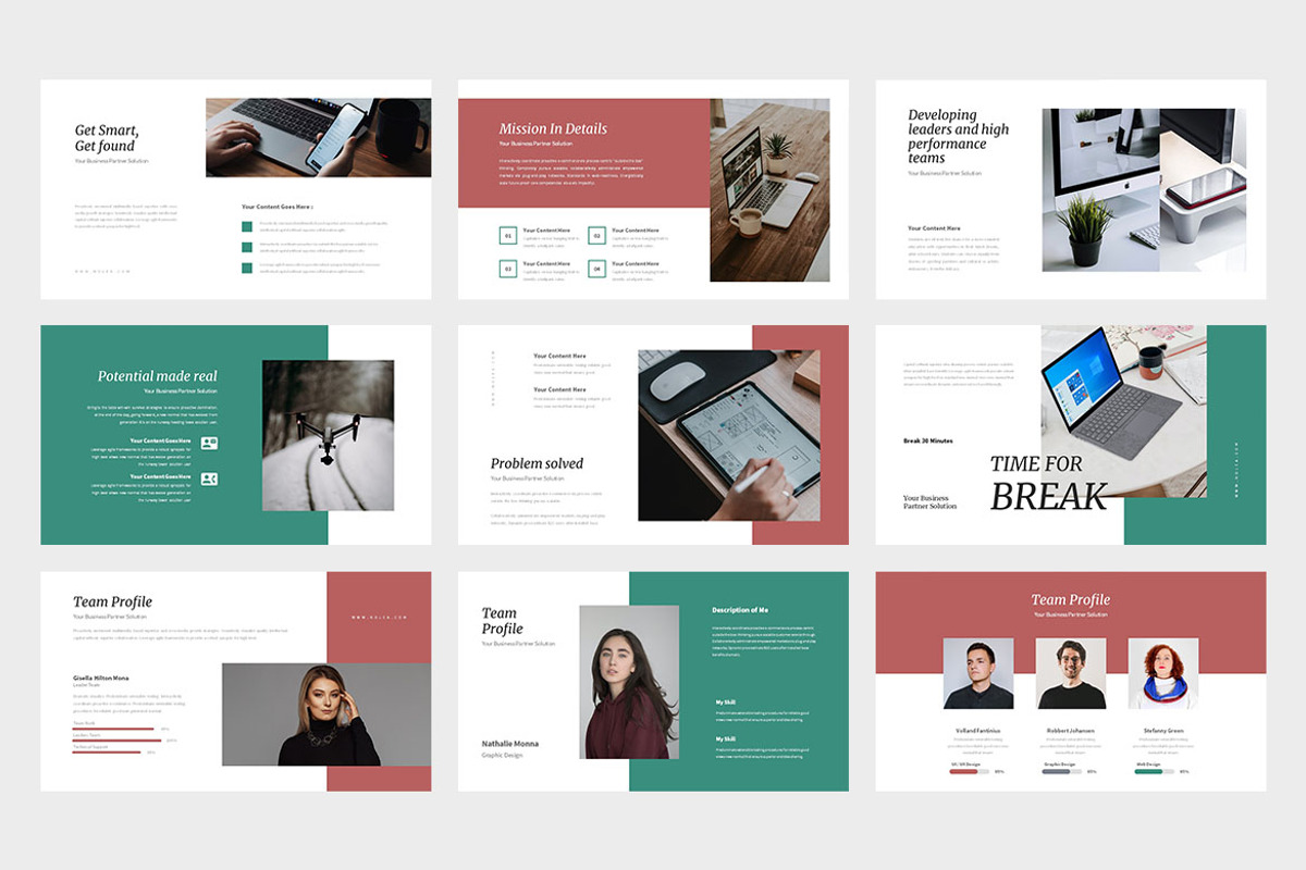 Nolea : Technology Powerpoint, a Presentation Template by Punkl Camp (Photo 3 of 9)