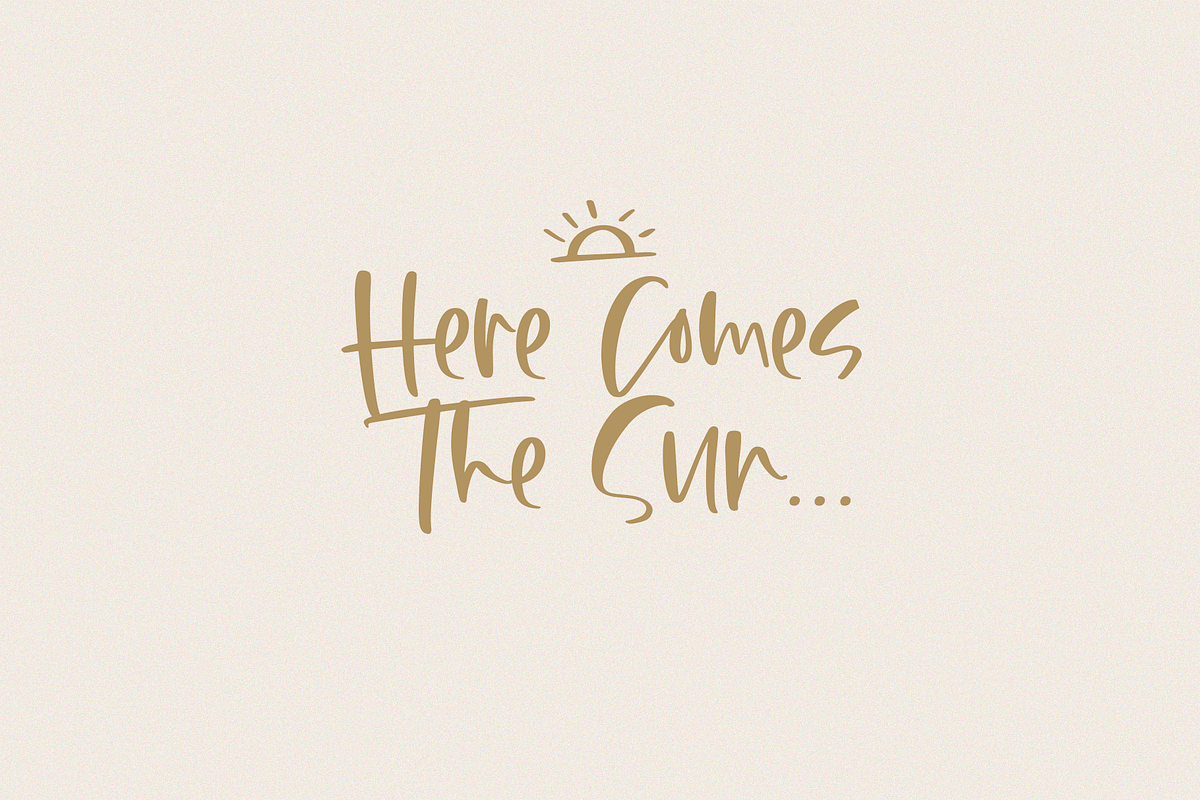 Maybe | Script Font + Doodles preview 8