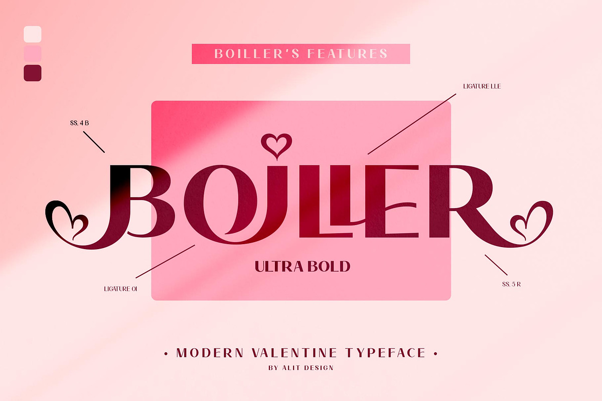 Boiller Typeface, a Sans Serif Font by alit design (Photo 6 of 18)