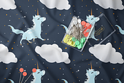 Legendary Unicorn Seamless Patterns, a Pattern Graphic by Dz Akali (Thumbnail 5 of 7)