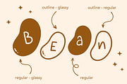 Jelly Bean | Cute Display Font, a Font by BAMBIN (Thumbnail 7 of 8)
