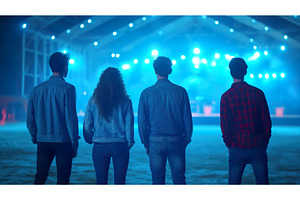 Group of young adults at outdoor, a Nature Photo by Lermont51