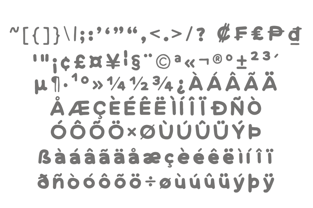 Hand Grotesk: hand drawn font preview 8