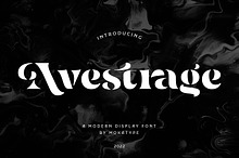 Avestrage - Stencil Serif