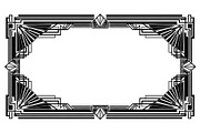 Art Deco Frame SVG Bundle, an Illustration by Gaye Art (Thumbnail 18 of 31)