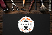 Luxury Barbershop Logo Design, a Branding & Logo Template by YUDesignStore (Thumbnail 7 of 8)
