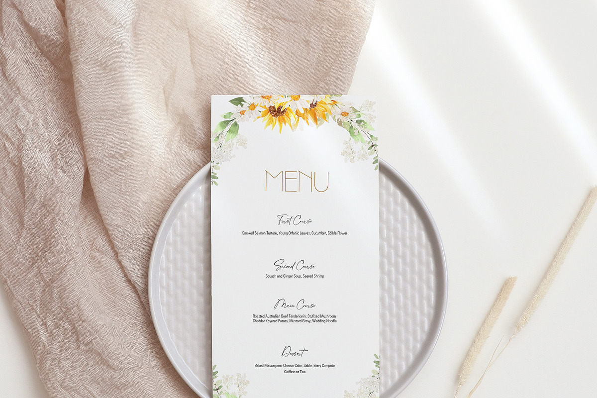 Watercolor flower - Daisy Set, an Illustration by Beigetime (Photo 9 of 10)
