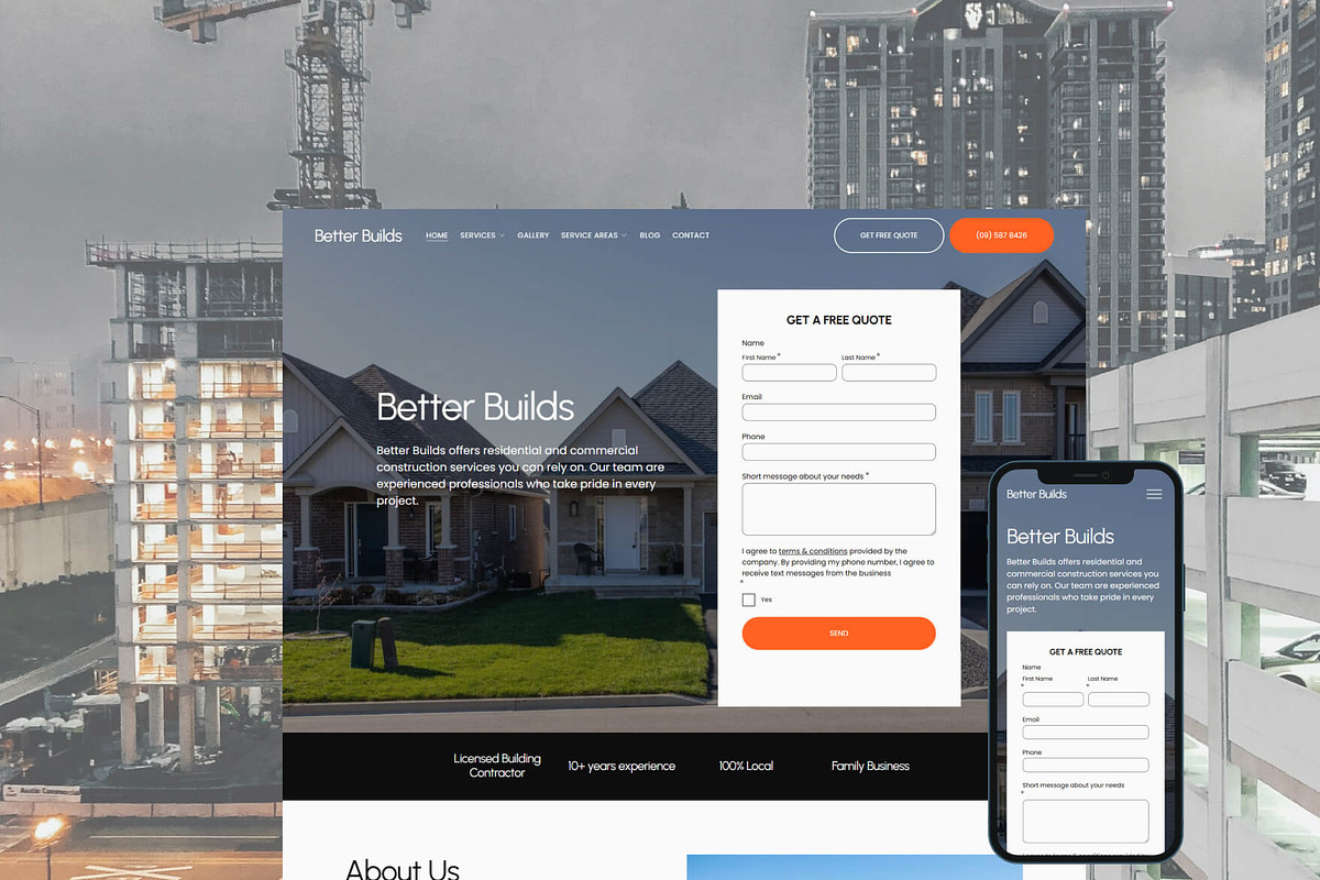 Trades - Squarespace Template, a Squarespace Template by Gem Media (Photo 1 of 4)