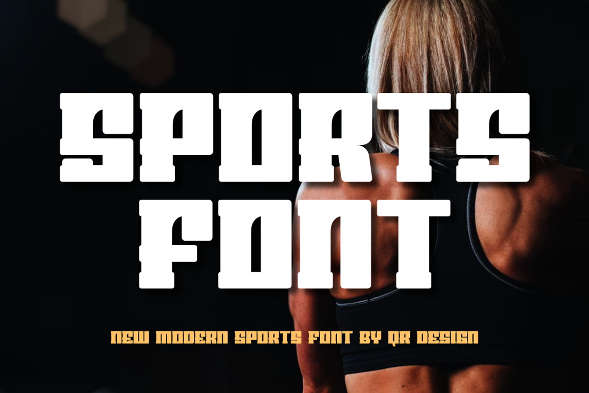 Grocky Sports, a Serif Font by QR Design Studio (Photo 3 of 6)