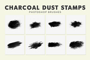 Charcoal Dust Photoshop Brushes, a Brush Add-On by AB-TheDesigner (Thumbnail 2 of 4)