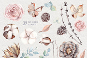 GENTLE WINTER watercolor collection, an Illustration by Lemaris (Thumbnail 3 of 9)