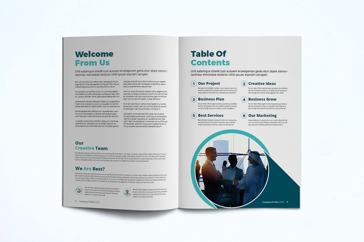 Comapany Profile Template, a Brochure Template by UnicodeID (Photo 3 of 12)