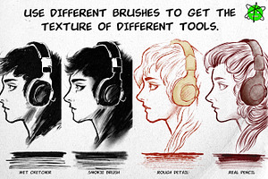 23 Procreate Sketch Brushes