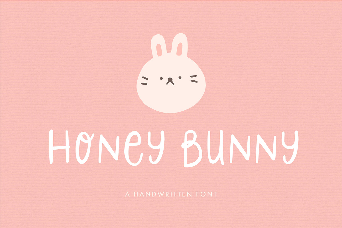 Honey Bunny | Handwritten font, a Font by JuliaVolkova (Photo 1 of 9)