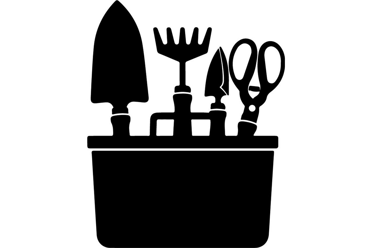 Gardening Equipment Silhouette, an Object Graphic by Creativeshirt (Photo 16 of 20)
