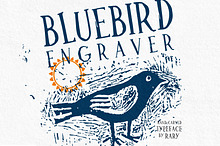 Bluebird Engraver Font