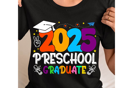 2025 Preschool Graduate Svg Png