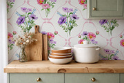 Spring Garden watercolor flowers, a Decorative Illustration by Yuliia Lashevska (Thumbnail 8 of 13)