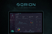 ORION – Sci-Fi Dashboard, an UI Kit Template by laaqiq (Thumbnail 1 of 18)